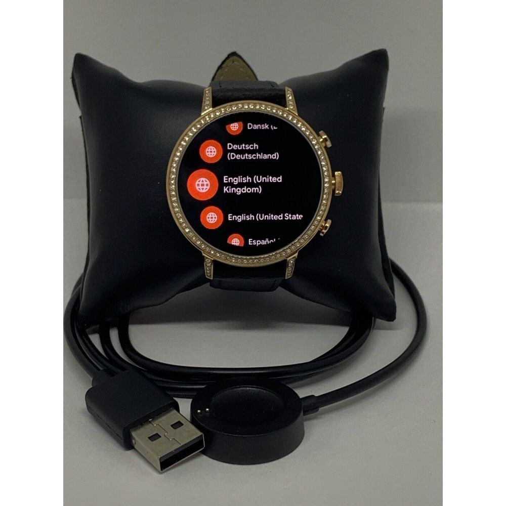 Fossil Gen 4 Authentic Digital Dial Smart Watch Custom Band FTW6011 QT502